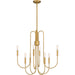 Myhouse Lighting Quoizel - CBR5028BWS - Eight Light Chandelier - Cabry - Brushed Weathered Brass