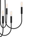 Myhouse Lighting Quoizel - CBR5028K - Eight Light Chandelier - Cabry - Mystic Black