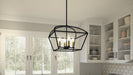 Myhouse Lighting Quoizel - COB2816MBK - Four Light Pendant - Concho Bay - Matte Black