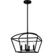 Myhouse Lighting Quoizel - COB2816MBK - Four Light Pendant - Concho Bay - Matte Black