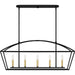 Myhouse Lighting Quoizel - COB540MBK - Five Light Island Chandelier - Concho Bay - Matte Black