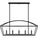 Myhouse Lighting Quoizel - COB540MBK - Five Light Island Chandelier - Concho Bay - Matte Black