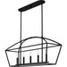 Myhouse Lighting Quoizel - COB540MBK - Five Light Island Chandelier - Concho Bay - Matte Black