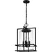 Myhouse Lighting Quoizel - DMN1514EK - Four Light Pendant - Damien - Earth Black