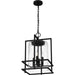 Myhouse Lighting Quoizel - DMN1514EK - Four Light Pendant - Damien - Earth Black