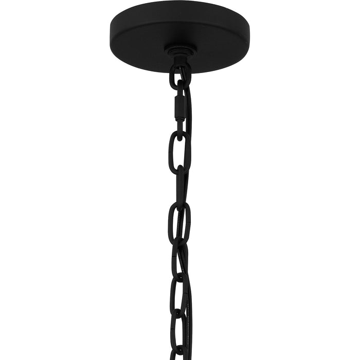 Myhouse Lighting Quoizel - DMN1514EK - Four Light Pendant - Damien - Earth Black