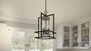 Myhouse Lighting Quoizel - DMN1514EK - Four Light Pendant - Damien - Earth Black