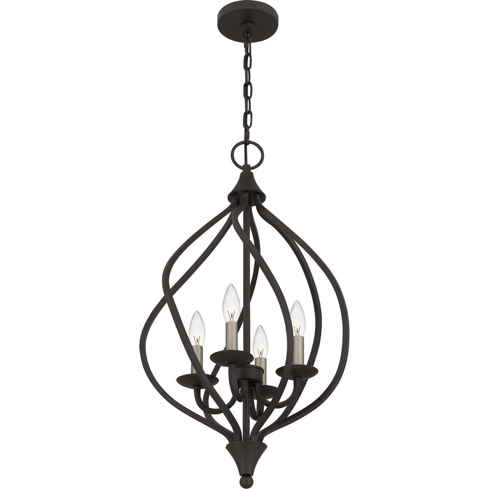 Myhouse Lighting Quoizel - DUP2816OZ - Four Light Pendant - Dupont - Old Bronze