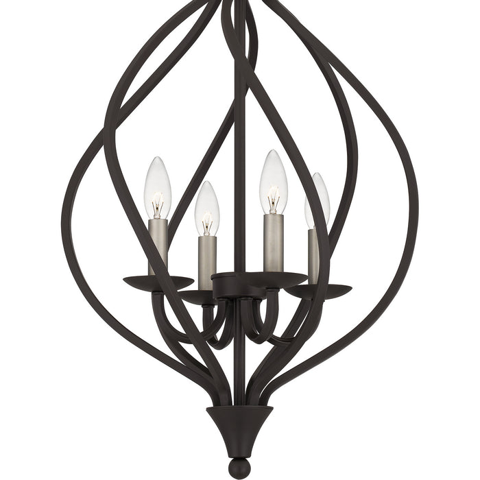 Myhouse Lighting Quoizel - DUP2816OZ - Four Light Pendant - Dupont - Old Bronze