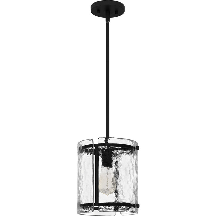 Myhouse Lighting Quoizel - FTS1509EK - One Light Mini Pendant - Fortress - Earth Black