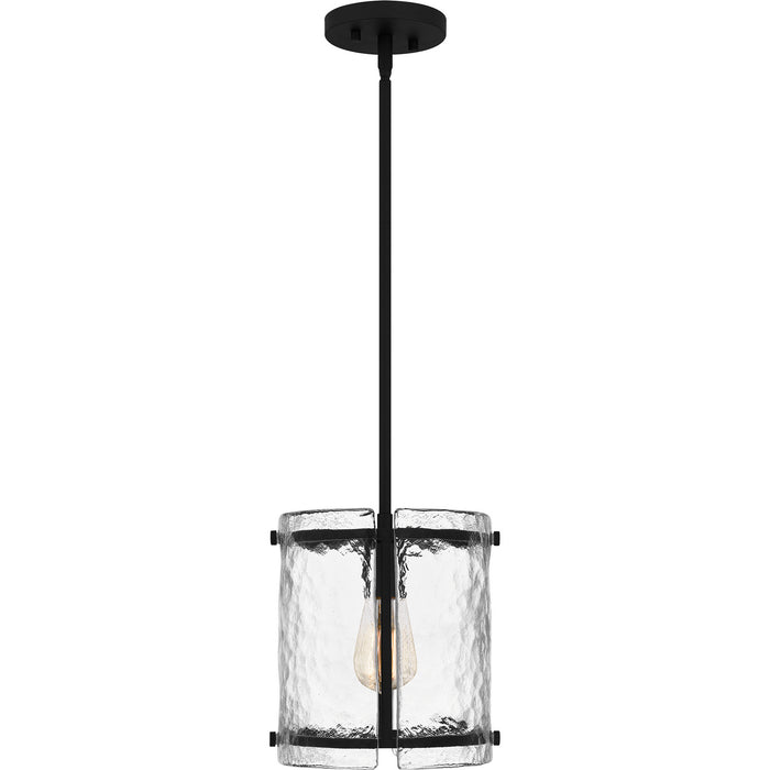 Myhouse Lighting Quoizel - FTS1509EK - One Light Mini Pendant - Fortress - Earth Black