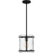 Myhouse Lighting Quoizel - FTS1509EK - One Light Mini Pendant - Fortress - Earth Black