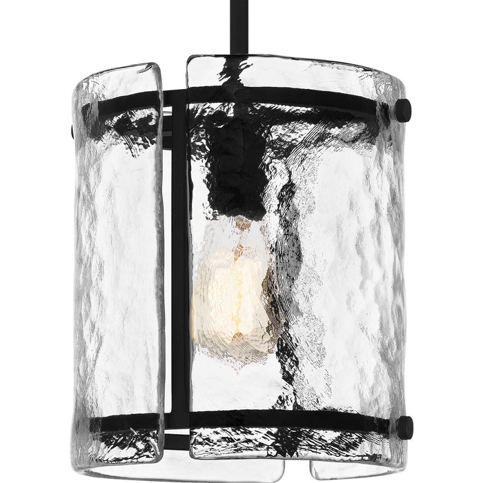 Myhouse Lighting Quoizel - FTS1509EK - One Light Mini Pendant - Fortress - Earth Black