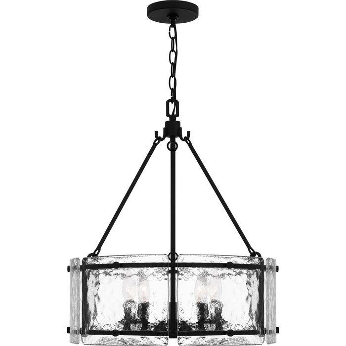 Myhouse Lighting Quoizel - FTS2821EK - Five Light Pendant - Fortress - Earth Black