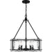 Myhouse Lighting Quoizel - FTS2821EK - Five Light Pendant - Fortress - Earth Black