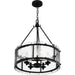 Myhouse Lighting Quoizel - FTS2821EK - Five Light Pendant - Fortress - Earth Black