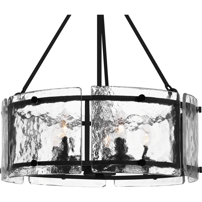 Myhouse Lighting Quoizel - FTS2821EK - Five Light Pendant - Fortress - Earth Black