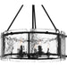 Myhouse Lighting Quoizel - FTS2821EK - Five Light Pendant - Fortress - Earth Black