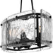 Myhouse Lighting Quoizel - FTS638EK - Six Light Island Chandelier - Fortress - Earth Black