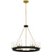 Myhouse Lighting Quoizel - GRL5026MBK - Six Light Chandelier - Greeley - Matte Black