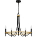 Myhouse Lighting Quoizel - LGR5026MBK - Five Light Chandelier - Legare - Matte Black