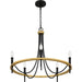 Myhouse Lighting Quoizel - LGR5026MBK - Five Light Chandelier - Legare - Matte Black