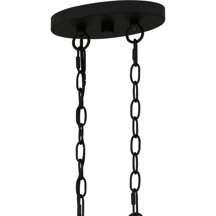 Myhouse Lighting Quoizel - LGR636MBK - Six Light Island Chandelier - Legare - Matte Black