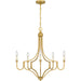 Myhouse Lighting Quoizel - MAB5026LG - Five Light Chandelier - Mabel - Light Gold