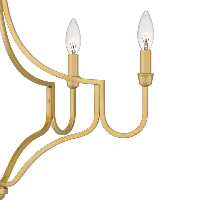 Myhouse Lighting Quoizel - MAB5026LG - Five Light Chandelier - Mabel - Light Gold