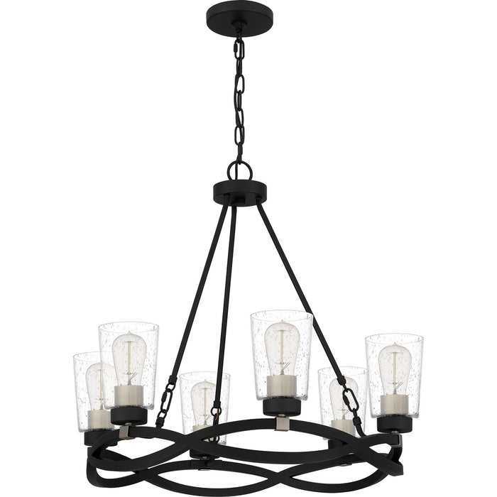 Myhouse Lighting Quoizel - OLK5025EK - Six Light Chandelier - Overlook - Earth Black