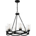 Myhouse Lighting Quoizel - OLK5025EK - Six Light Chandelier - Overlook - Earth Black