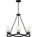 Myhouse Lighting Quoizel - OLK5025EK - Six Light Chandelier - Overlook - Earth Black