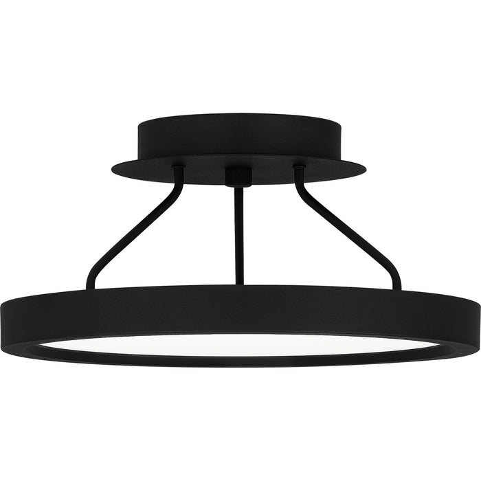 Myhouse Lighting Quoizel - OST1811EK - LED Semi Flush Mount - Outskirts - Earth Black