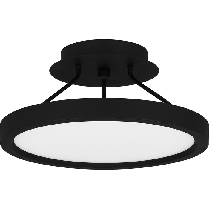 Myhouse Lighting Quoizel - OST1811EK - LED Semi Flush Mount - Outskirts - Earth Black