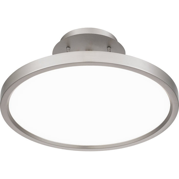 Myhouse Lighting Quoizel - OST1815BN - LED Semi Flush Mount - Outskirts - Brushed Nickel