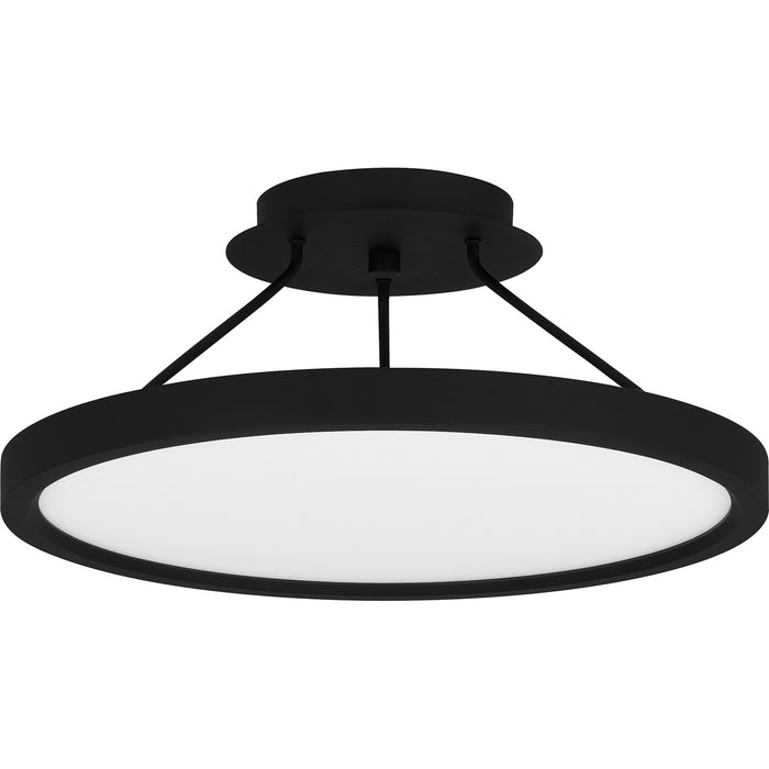 Myhouse Lighting Quoizel - OST1815EK - LED Semi Flush Mount - Outskirts - Earth Black