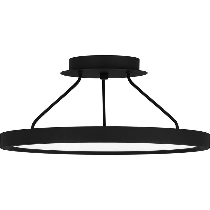 Myhouse Lighting Quoizel - OST1815EK - LED Semi Flush Mount - Outskirts - Earth Black