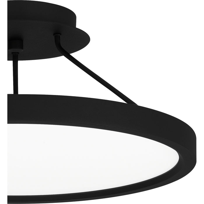 Myhouse Lighting Quoizel - OST1815EK - LED Semi Flush Mount - Outskirts - Earth Black