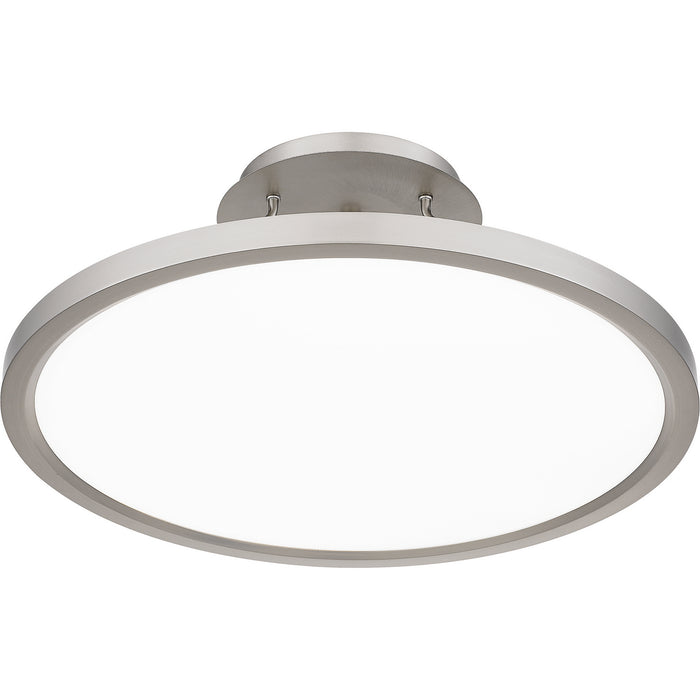 Myhouse Lighting Quoizel - OST1820BN - LED Semi Flush Mount - Outskirts - Brushed Nickel