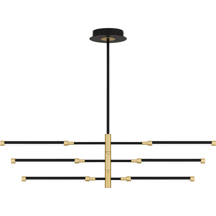 Myhouse Lighting Quoizel - PCAZA340MBK - LED Island Chandelier - Azalea - Matte Black