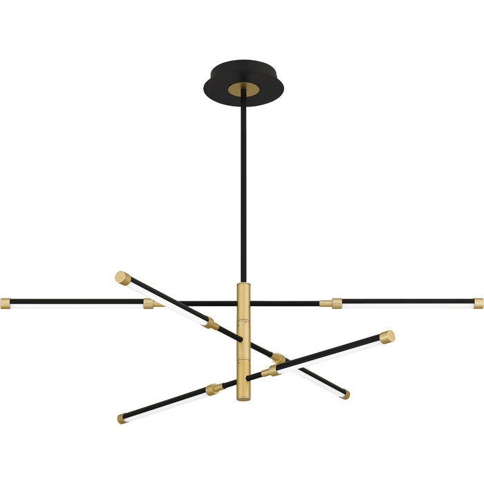 Myhouse Lighting Quoizel - PCAZA340MBK - LED Island Chandelier - Azalea - Matte Black