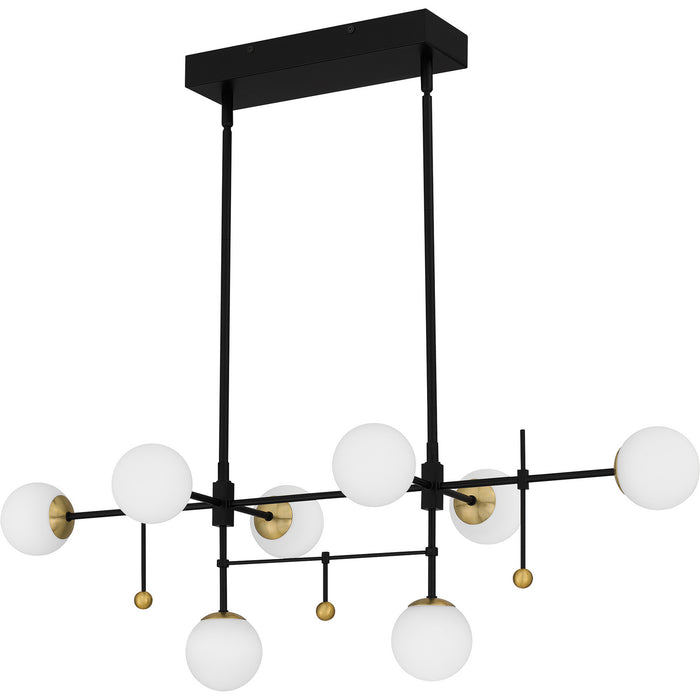 Myhouse Lighting Quoizel - PCBRE839MBK - LED Island Chandelier - Blaire - Matte Black