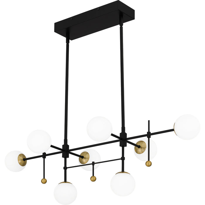 Myhouse Lighting Quoizel - PCBRE839MBK - LED Island Chandelier - Blaire - Matte Black