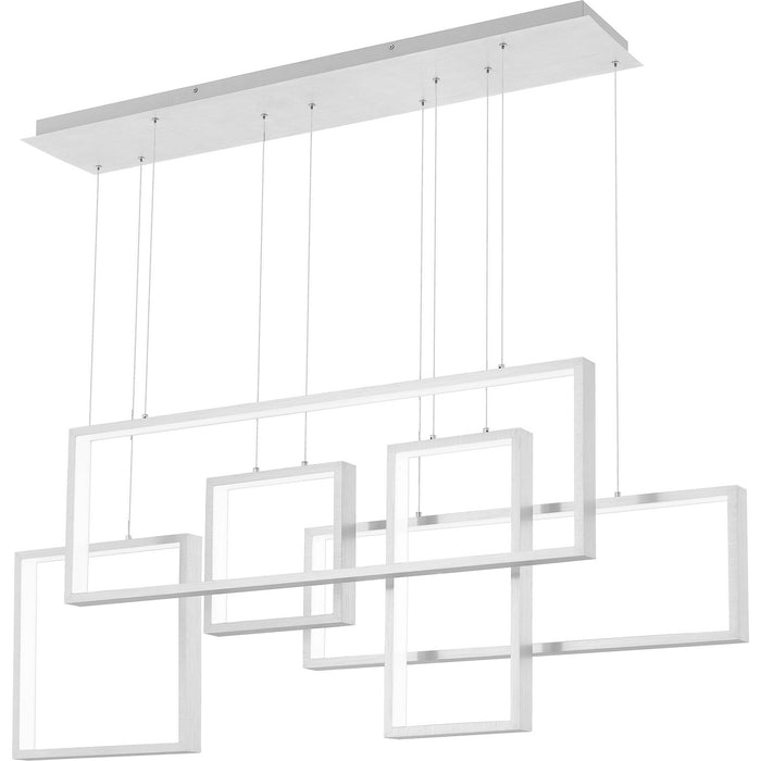 Myhouse Lighting Quoizel - PCCV157BRA - LED Island Chandelier - Canvas - Brushed Aluminum