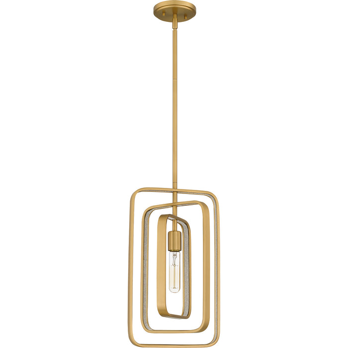 Myhouse Lighting Quoizel - PCDPR1510BWS - One Light Mini Pendant - Dupree - Brushed Weathered Brass