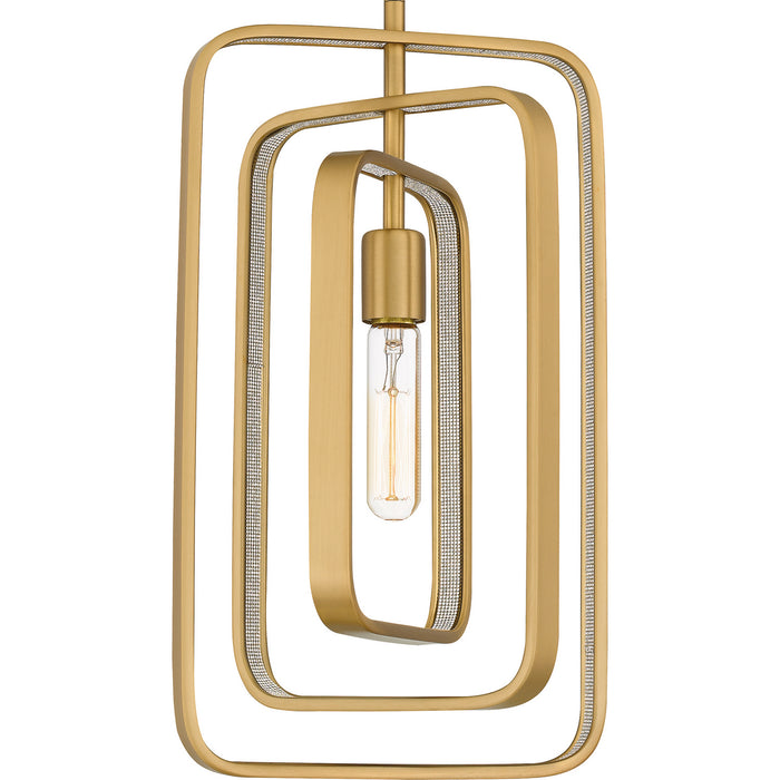 Myhouse Lighting Quoizel - PCDPR1510BWS - One Light Mini Pendant - Dupree - Brushed Weathered Brass