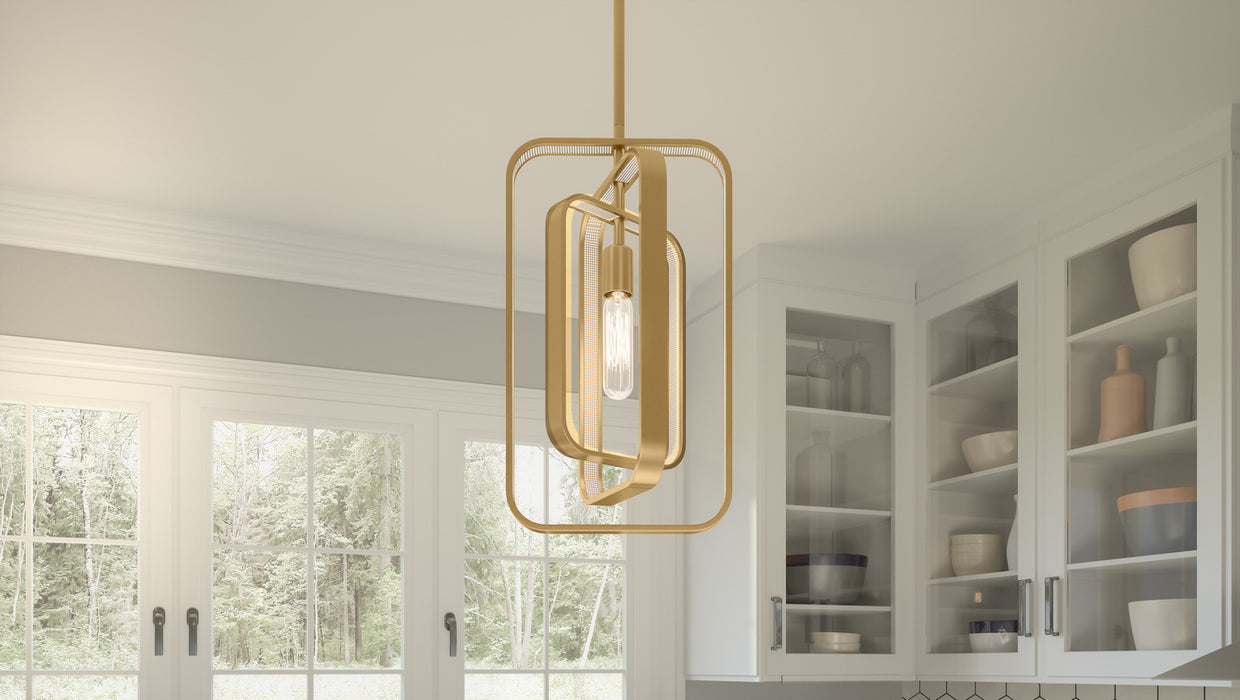 Myhouse Lighting Quoizel - PCDPR1510BWS - One Light Mini Pendant - Dupree - Brushed Weathered Brass