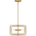 Myhouse Lighting Quoizel - PCDPR2814BWS - Four Light Pendant - Dupree - Brushed Weathered Brass