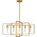 Myhouse Lighting Quoizel - PCDPR534BWS - Five Light Island Chandelier - Dupree - Brushed Weathered Brass