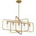 Myhouse Lighting Quoizel - PCDPR534BWS - Five Light Island Chandelier - Dupree - Brushed Weathered Brass